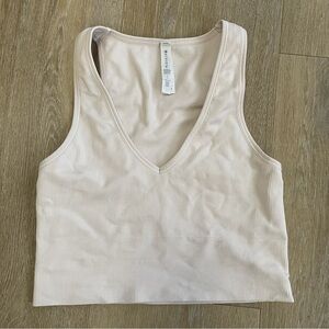 Athleta seamless ribbed crop top